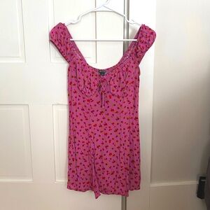 Babydoll Floral Mini Dress